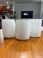 NETGEAR Orbi AC3000 Mesh WiFi System RBR50 Router + 2 RBS50 Satellites picture