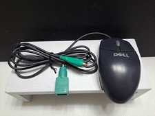 Vintage Black Dell Logitech M-S69 Mechanical Wheel Mouse PS/2  picture