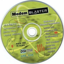 Creative DSI Modem Blaster Model DI5655 Software PCI Card Installation Driver CD picture