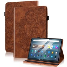 VODEFOX Case for Kindle Fire HD 10 & 10 Plus (13th Generation, 2023), Brown picture