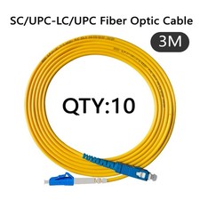 2/3/5/10pcs Fiber Patch Cord SC/UPC-LC/UPC 3M 2.0mm FTTH Simplex Mode picture