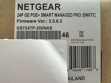 Netgear GS324TP-100NAS S350 Series 24-Ports Smart Managed Pro Switch - NewInBox picture