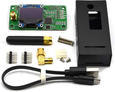 MMDVM Hotspot Hat Board(V1.5.2) with UHF 433Mhz Antenna OLED Display Aluminium C picture