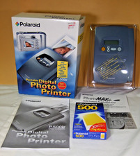 Vintage Polaroid P-500ir Portable Digital Photo Printer Boxed w/ Film, (Expired) picture