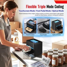 Desktop Inkjet Coding Machine for Plastic Bottle Date Batch Number Printing USA picture
