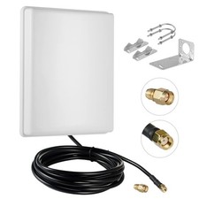 15dBi Dual Band WiFi Antenna 2.4/5/5.8GHz Outdoor Panel 10Ft Cable Eifagur picture