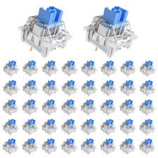 Outemu 108PCS Blue Clicky Mechanical Keyboard Switches,3-Pin Hot-Swappable Pre-L picture