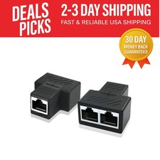 Robust Ethernet Splitter 1 to 2 Port - 2 Pack for Safe, Efficient Networking picture