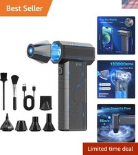 High-Speed Electric Air Duster with LED Light – Perfect for Electronics & Cars picture
