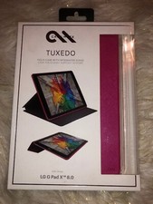 Case-Mate TUXEDO Folio Hard shell Case with Stand for LG G Pad X 8.0 - Pink picture