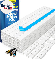 315In Cord Hider Kit, Paintable Cable Raceway, Cord Covers for Wires on Wall, Co picture