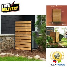 Concord Cedar Wood Privacy Screen Kit - Easy No Dig Installation, Stylish 5ft picture