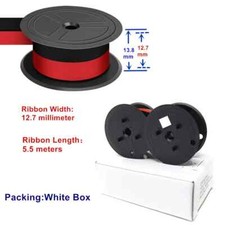 Calculator Ribbon Replacement for GR24BR Porelon 11216 Universal Twin Spool 10PC picture