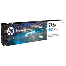 AU GENUINE Original HP 975A Cyan Ink Cartridge Toner L0R88AA PageWide Toner & picture
