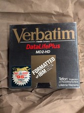 NEW Verbatim Datalife Plus 10 Pack 5.25 2HD Floppy Disks MD2-D IBM Teflon Coated picture