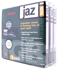 3 Pack of Iomega Jaz 1GB Disks IBM Formatted Item 10387 picture