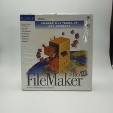 Claris FileMaker 4.0 Pro PC MAC CD Software Brand New Sealed Database Management picture