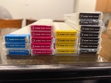 Lot of 19 Genuine 440cc Roland Eco-Sol Max Ink Empty Cartridges used ESL3 CMYK picture
