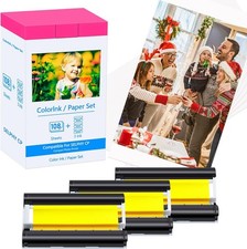 KP-108IN KP108 Compatible for Canon Selphy CP1500 CP1300 Ink and Paper Set picture