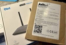 Dbit N300 Easy Wi-Fi Smart Home T1 Wireless Router & 100Ft Ethernet Cable, NEW picture