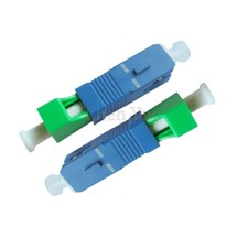 2pcs Fiber Optic SC LC Adapter SC UPC Male to LC APC Female SM Hybrid Adapter  picture