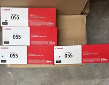 Canon 055 Toner Cartridge Set CYAN MAGENTA YELLOW BLACK picture
