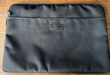 Levenger Soft Padded Laptop Sleeve Case Black 16.5” x 12