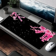 1pc Extra Large Gaming Mouse Pad with Cherry Blossom Design Mouse Pads for Desk√ picture