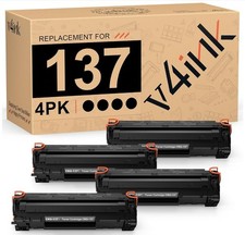 4 Pack CRG-137 Toner Replacement for Canon 137 MF232W MF242DW MF216n MF236n D570 picture