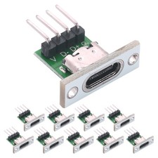 10Pcs Type-C Female Panel Mount Converter Board | DIY OEM USB C connector, PCB b picture