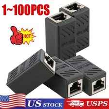 RJ45 Inline CouplerCat7/Cat6/Cat5e Ethernet Network lot Cable Extender Connector picture
