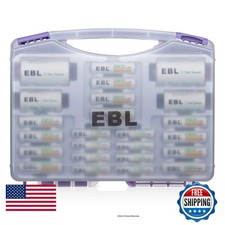 EBL Purple Super Power Battery Box, NI-MH Rechargeable Batteries picture