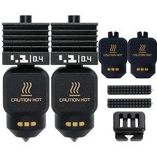2 Pack P2S 0.4 hotend Nozzle Kit for Bambu Lab P2S/H2D/X2D/H2S 3D Printer picture