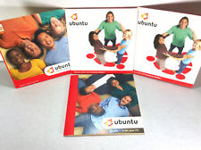 4X ULTRA RARE Vintage Ubuntu 7.04 + 7.10 + 8.04 LTS Installation Live CD LINUX picture