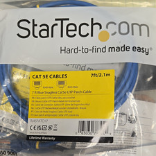StarTech.com Cat5e Snagless RJ45 Patch Cable 7 ft Blue RJ45PATCH7 picture