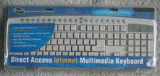 iConcepts PC Keyboard 21 Internet & Multimedia Functions PS2 Spill Resistant picture