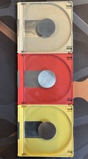 (6) CD ROM Drive Caddy Cartridge Holder Case Various vintage PCs 2 of each color picture