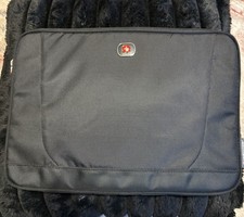 SWISSGEAR / WENGEAR Black Laptop Case 16. Inch . Made With Ballistic Nylon. picture