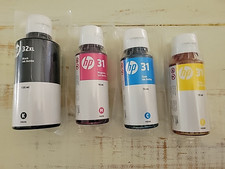 OEM HP 31 CMY 70ml HP 32XL Black 135ml Bottled Ink Cartridge, 7E6X7AN 1  picture