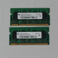 Infineon 512MB (2x256MB) DDR2 SO-DIMM PC2-3200S 200-Pin Registered RAM picture