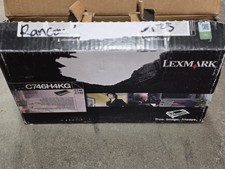 Genuine Lexmark C746H4KG Black High Yield Toner Cartridge Open Box Sealed Bag picture