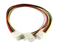 Power Cable Y 5.25 to 2-5.25 14-inch Long Splitter picture