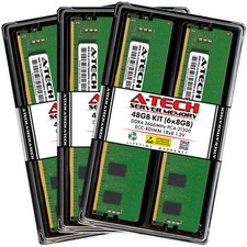 A-Tech 48GB 6x 8GB 1Rx8 PC4-21300R DDR4 2666 MHz ECC REG RDIMM Server Memory RAM picture