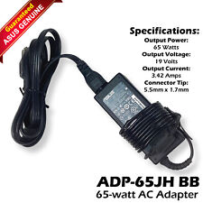 Genuine 65W Asus AC Adapter Model ADP-65JH BB 19V 3.42A 5.5x2.5mm Tip w/Cord OEM picture