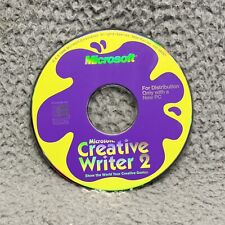Vintage 1996 Microsoft Creative Writer 2 PC CD ROM Windows 95 Or Higher picture
