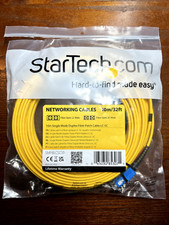 StarTech 10M Single-Mode Duplex 9/125 LSZH Fiber Optic Cable - LC/SC picture