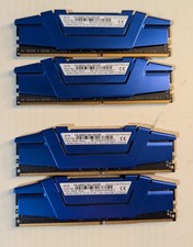 G.SKILL Ripjaws V Blue 32GB (4x8GB) DDR4-2400 CL15 RAM Matched Sequential Pairs  picture