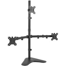 VIVO Triple LCD LED Computer Monitor Desk Stand, Free Standing Heavy Duty Ful... picture
