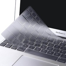 Clear Keyboard Cover Skin Protector (US Layout) for Newest MacBook Air 13 A1932 picture