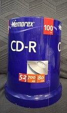 Memorex CD-R Digital Media 52X 700mb 80Min 100 Pack New Factory Sealed picture